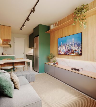Apartamento, 2 quartos, 31 m² - Foto 2