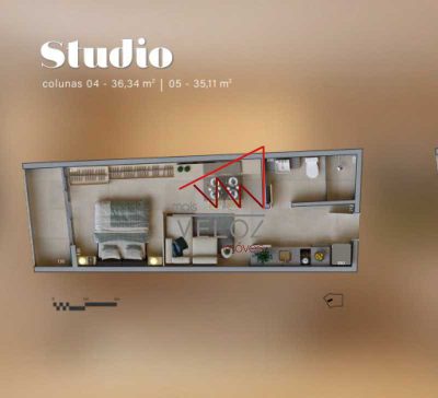Apartamento, 1 quarto, 1 m² - Foto 5