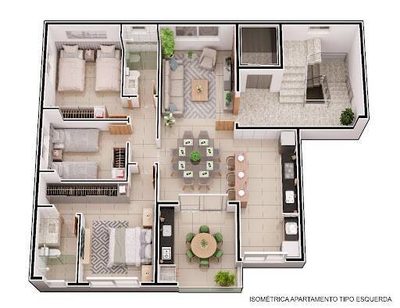 Apartamento, 3 quartos, 151 m² - Foto 3