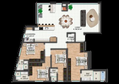 Apartamento, 4 quartos, 148 m² - Foto 4