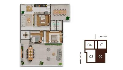 Apartamento, 3 quartos, 146 m² - Foto 2