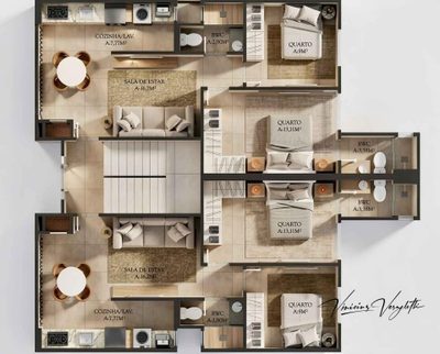 Apartamento, 2 quartos - Foto 4