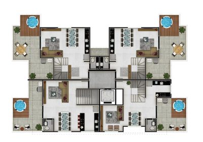 Apartamento, 2 quartos, 53 m² - Foto 3