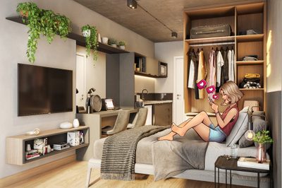 Kitnet-Studio, 19 m² - Foto 4