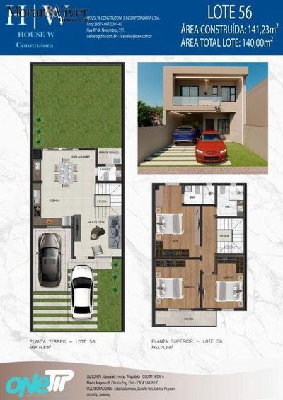 Sobrado, 3 quartos, 141 m² - Foto 3