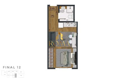 Apartamento, 1 quarto, 45 m² - Foto 2