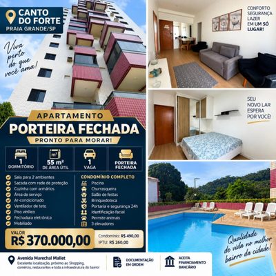 Apartamento, 1 quarto, 55 m² - Foto 2