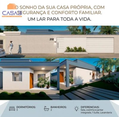 Casa, 3 quartos, 82 m² - Foto 3