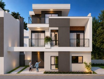 Sobrado, 3 quartos, 104 m² - Foto 1