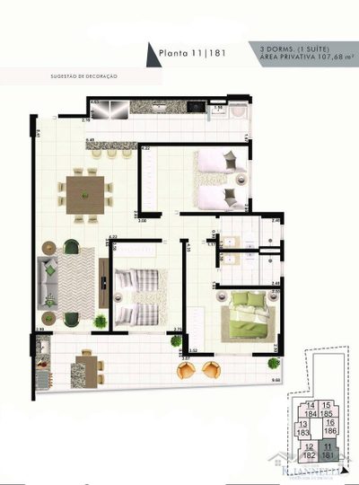 Apartamento, 2 quartos, 70 m² - Foto 2