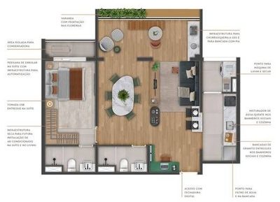 Apartamento, 2 quartos, 69 m² - Foto 5