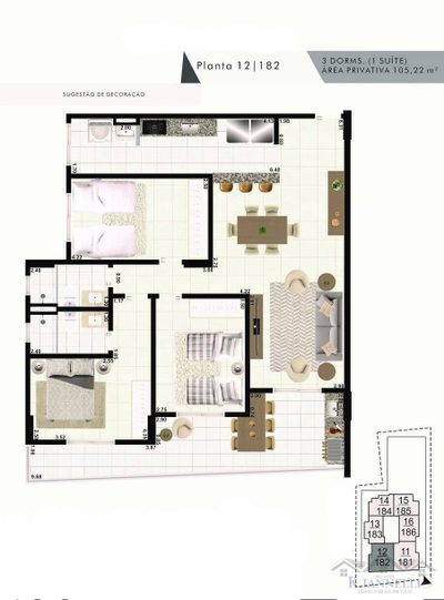 Apartamento, 2 quartos, 70 m² - Foto 3