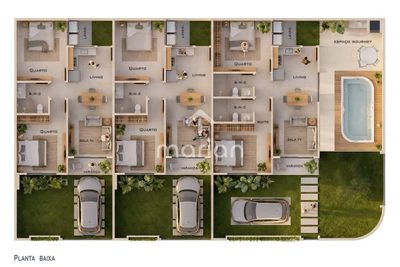 Casa, 2 quartos, 58 m² - Foto 4