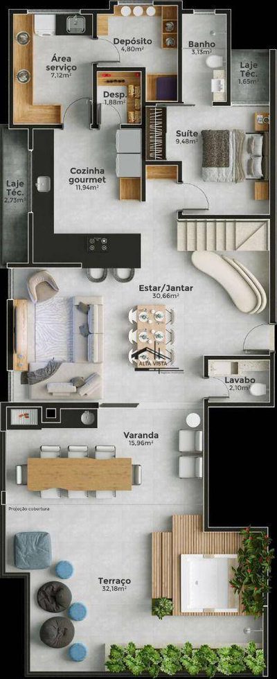 Apartamento, 3 quartos, 82 m² - Foto 4