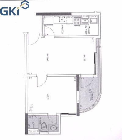 Apartamento, 1 quarto, 42 m² - Foto 2