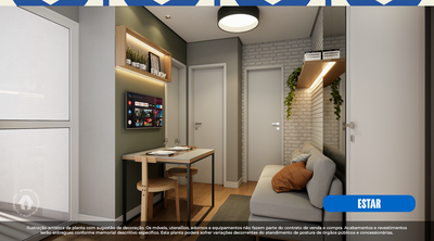Apartamento, 1 quarto, 31 m² - Foto 3