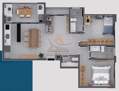 Apartamento, 2 quartos, 85 m² - Foto 4