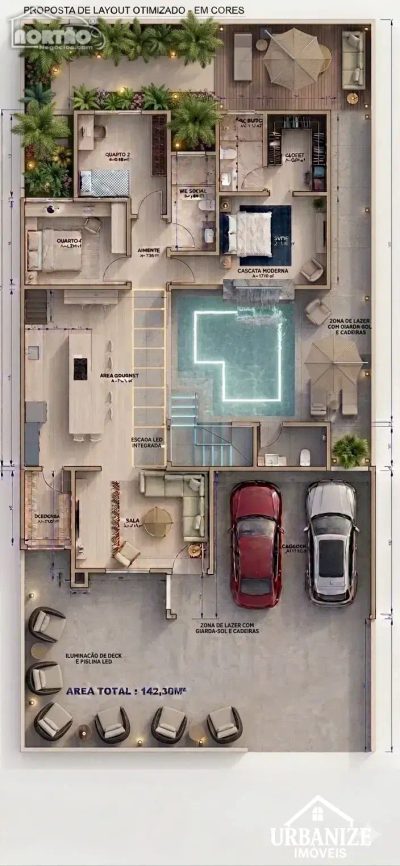 Casa, 3 quartos, 150 m² - Foto 2