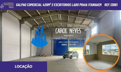 Depósito-Galpão, 420 m² - Foto 1
