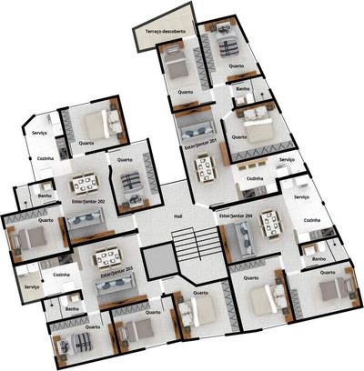 Cobertura, 3 quartos, 76 m² - Foto 2