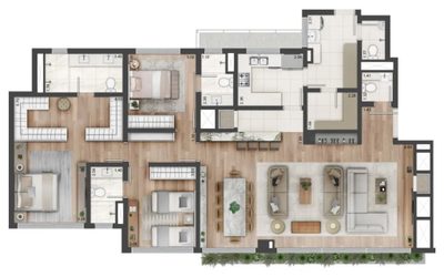 Apartamento, 3 quartos - Foto 3