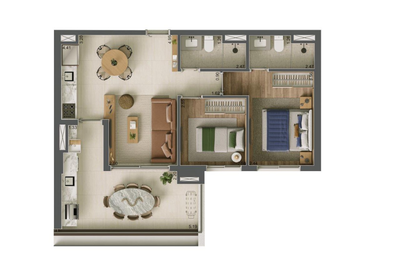 Cobertura, 3 quartos, 243 m² - Foto 4