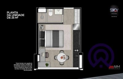 Apartamento, 1 quarto, 25 m² - Foto 1
