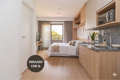 Apartamento, 1 quarto, 22 m² - Foto 1