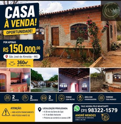 Casa, 2 quartos, 360 m² - Foto 1