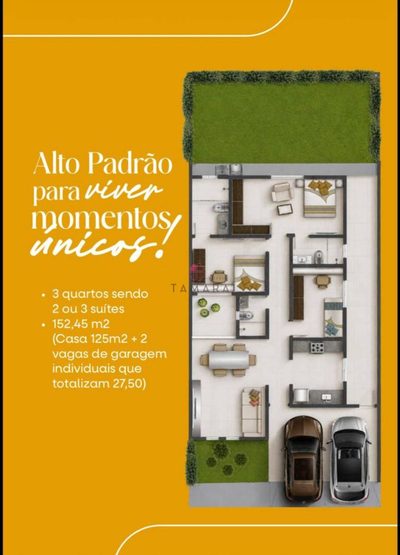 Casa de Condomínio, 3 quartos - Foto 4