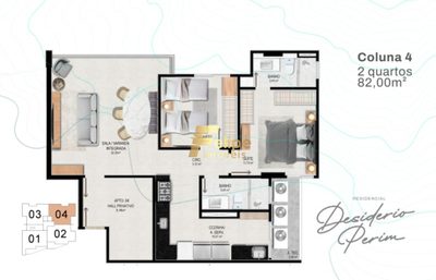 Apartamento, 2 quartos, 82 m² - Foto 3