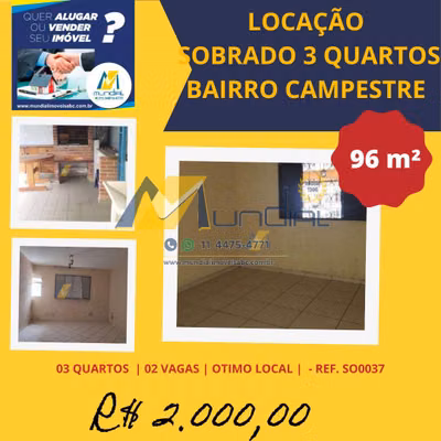 Sobrado, 3 quartos, 96 m² - Foto 1