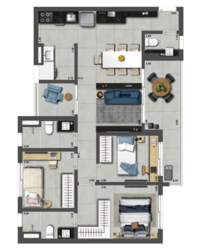 Apartamento, 3 quartos, 85 m² - Foto 5