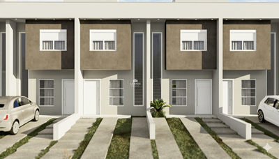 Sobrado, 2 quartos, 63 m² - Foto 1
