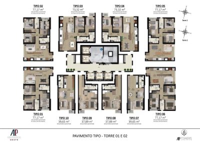 Apartamento, 1 quarto, 37 m² - Foto 2