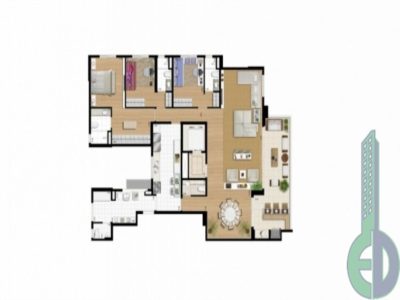 Apartamento, 4 quartos, 237 m² - Foto 3