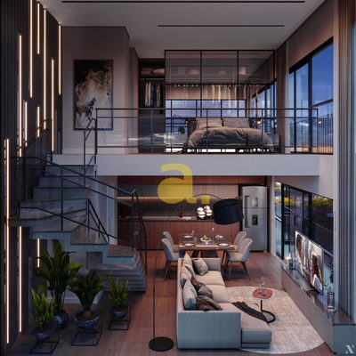 Kitnet-Studio, 37 m² - Foto 1