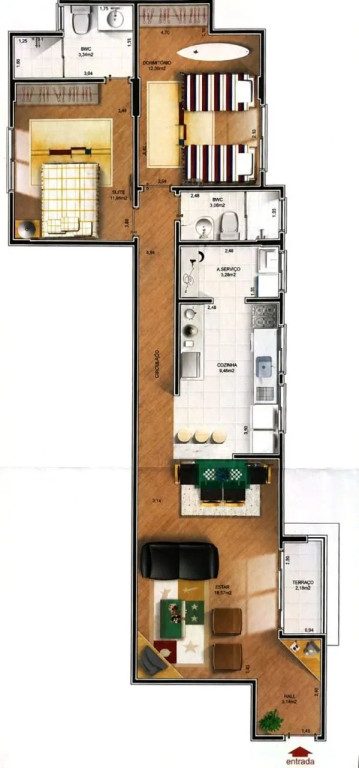 Apartamento, 2 quartos - Foto 2