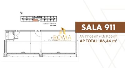 Sala-Conjunto, 86 m² - Foto 2