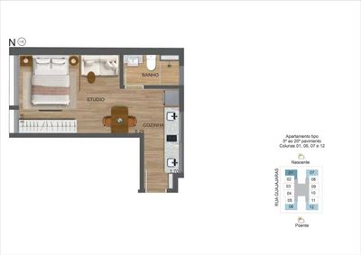 Apartamento, 1 quarto, 30 m² - Foto 1