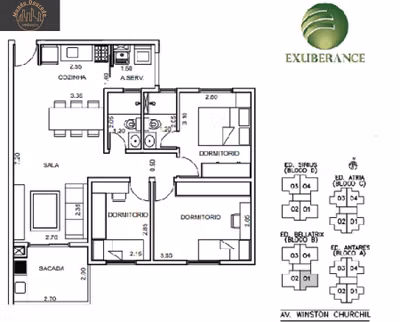Apartamento, 3 quartos, 70 m² - Foto 3