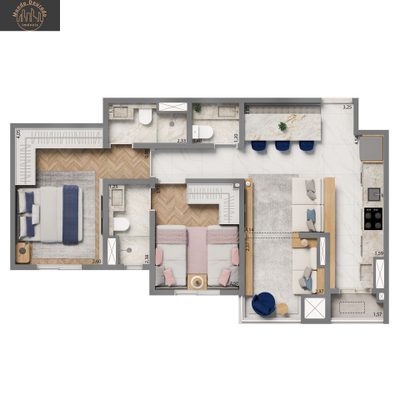 Apartamento, 2 quartos, 74 m² - Foto 5