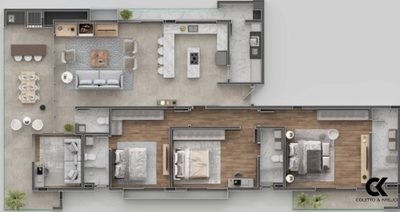 Apartamento, 3 quartos, 149 m² - Foto 3