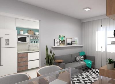 Apartamento, 2 quartos, 43 m² - Foto 3