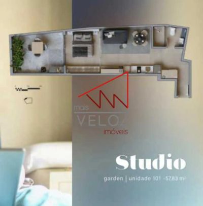 Apartamento, 1 quarto, 1 m² - Foto 2