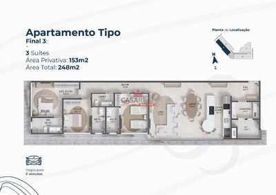 Apartamento, 3 quartos, 153 m² - Foto 4