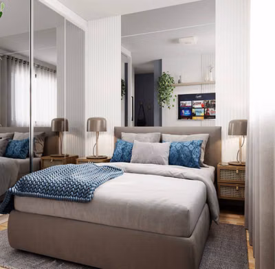 Apartamento, 2 quartos, 45 m² - Foto 1