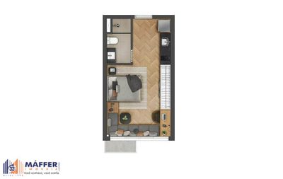 Apartamento, 1 quarto, 27 m² - Foto 5
