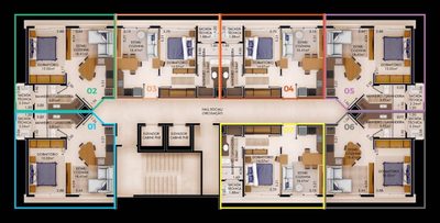 Apartamento, 1 quarto, 57 m² - Foto 4