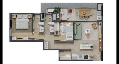 Apartamento, 3 quartos, 120 m² - Foto 2